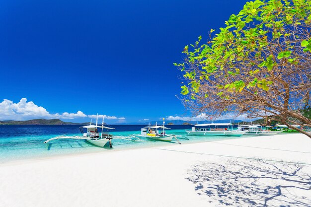 Barcos na praia