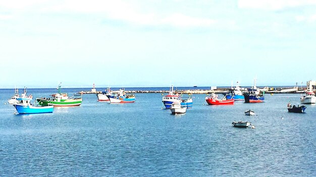 Barcos no mar