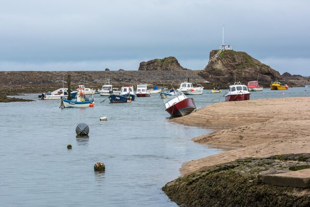 Barcos no porto de Bude