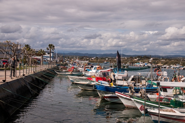 Barcos de pesca en Fuseta.