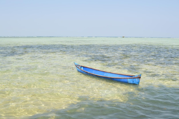 Barcos de pesca en la hermosa playa