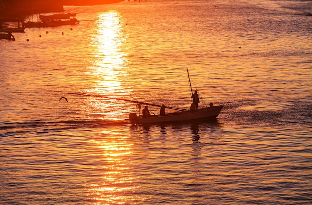 Los barcos de pesca en México