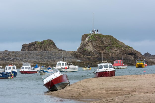 Barcos en el puerto de Bude