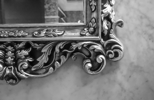 Foto barocker spiegelrahmen