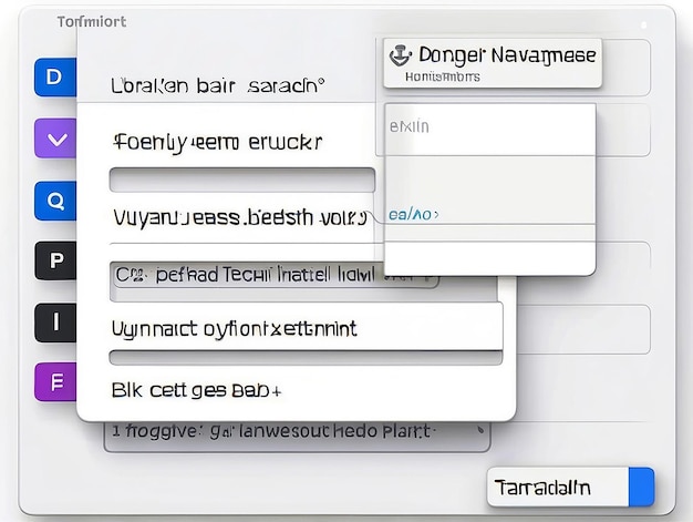 Foto barra de búsqueda dinámica con sugerencias de texto predictivas