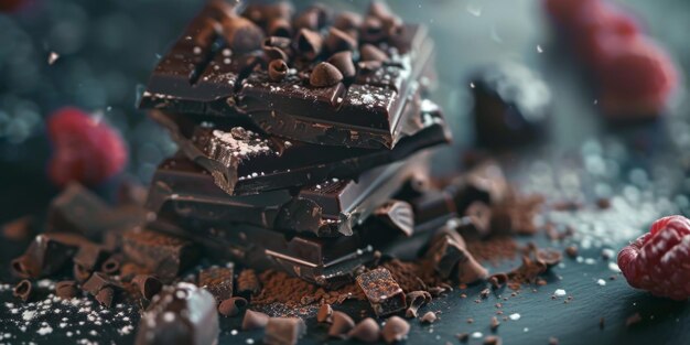 barra de chocolate rota IA generativa