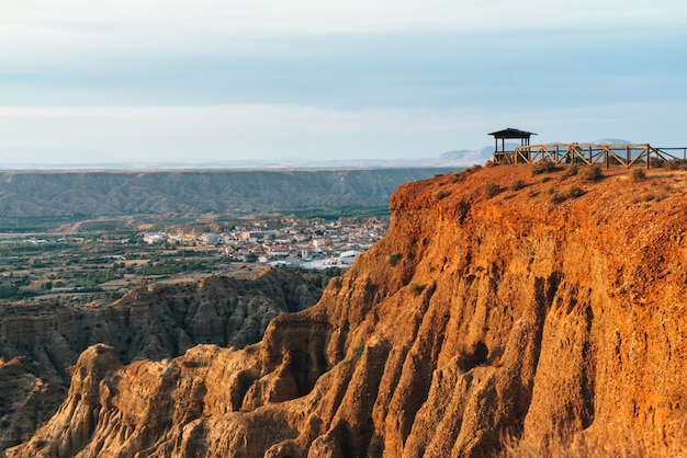 Foto barranco em marchal, guadix, granada, espanha