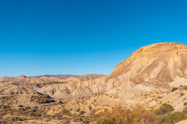 Barranco de Las Salinas en el desierto de Tabernas, provincia de AlmerÃƒÂƒÃ'Âa, Andalucía