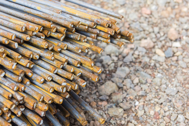 Barras de acero usadas en construcción, Barras de acero