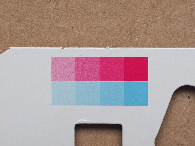 Barras de colores para control de calidad de impresión