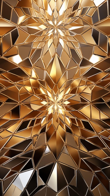 Barras cuadradas rectángulos dorado 3D geométrico abstracto textura de fondo para la cubierta de papel tapiz