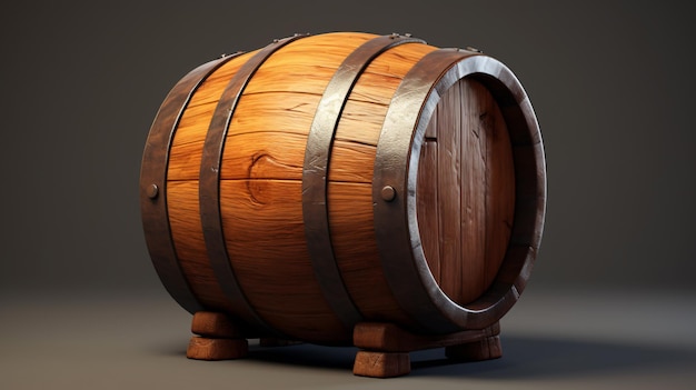 Barril de madera para la cerveza