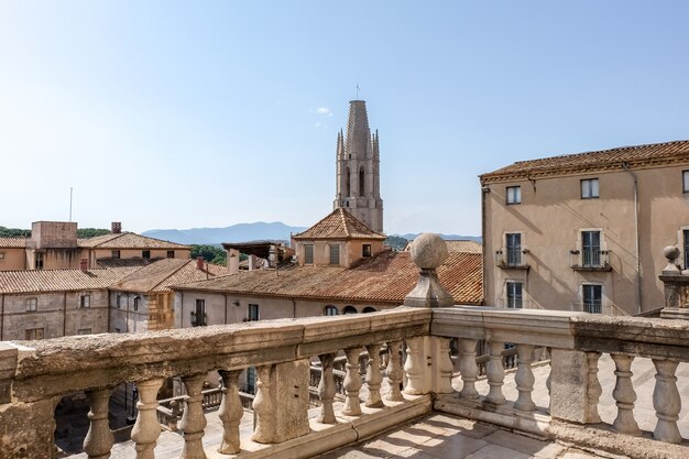 El barrio medieval de Girona, España.