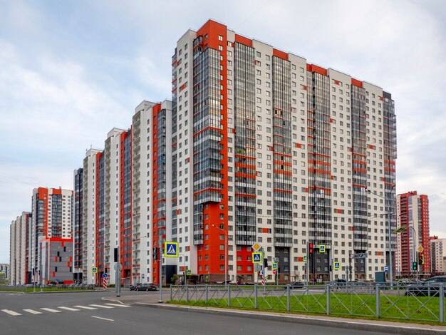 Barrio residencial en el suroeste de San Petersburgo