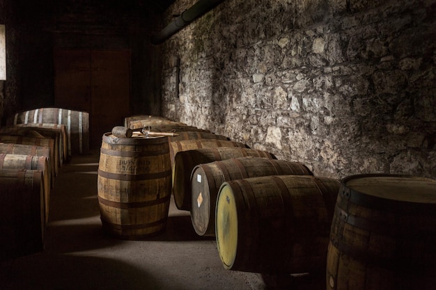 Foto barris de malt whisky irlanda