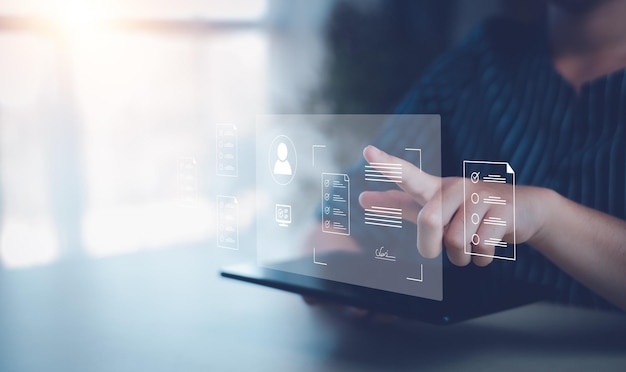 Base de datos de documentación en línea y automatización de procesos para administrar archivos de manera eficiente Tecnología empresarial del sistema de gestión de documentos