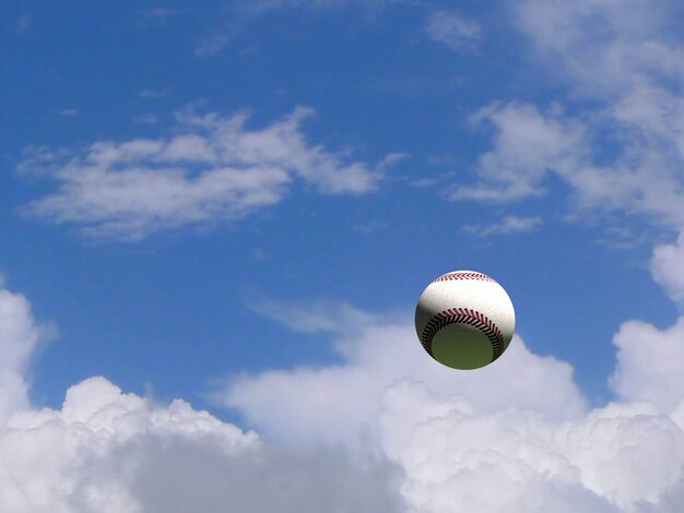 Baseball auf dem Himmel, Wiedergabe 3D