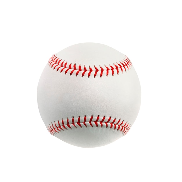 Baseball isoliert auf weißem Hintergrund