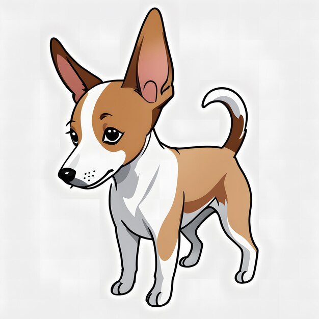 Foto el basenji.