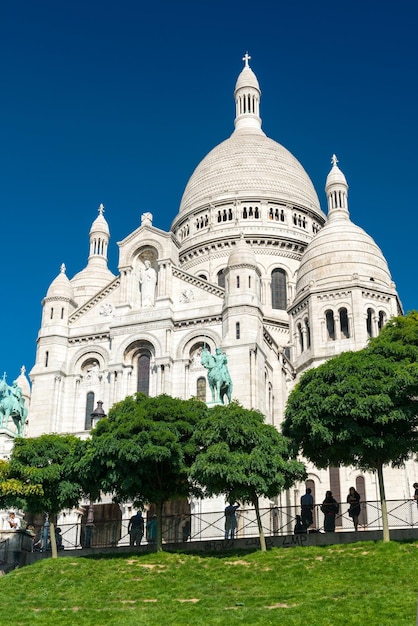 Basílica de SacreCoeur em Montmartre Paris
