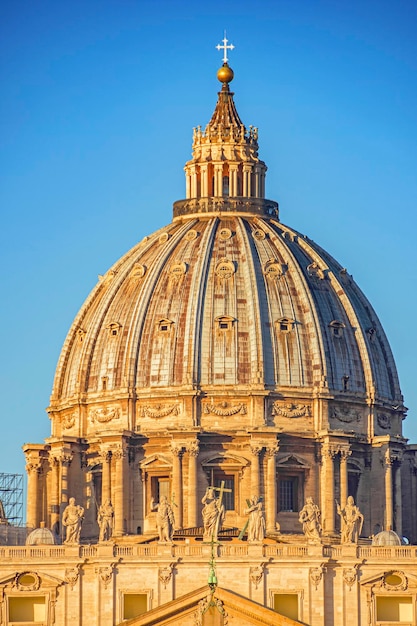 Foto basílica de são pedro no vaticano roma