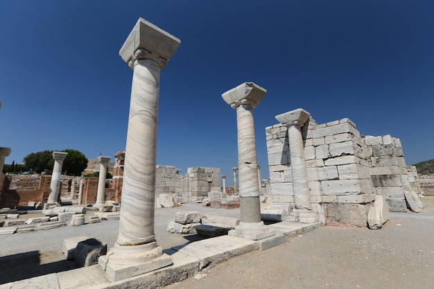 Basílica de San Juan en la ciudad de Selcuk Izmir Turquía