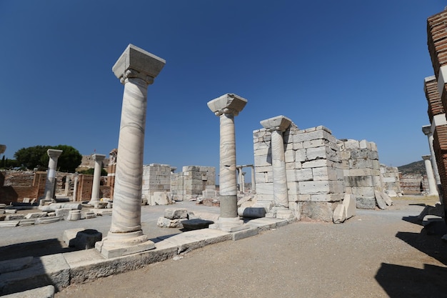 Basílica de San Juan en la ciudad de Selcuk Izmir Turquía