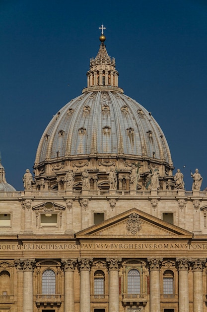 Foto basílica de san pietro en el vaticano roma italia