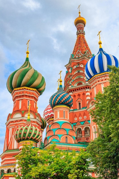 Basilius-Kathedrale auf dem Roten Platz in Moskau Russland