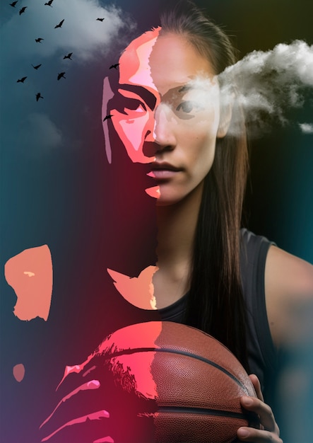 Basketball-Collage-Design