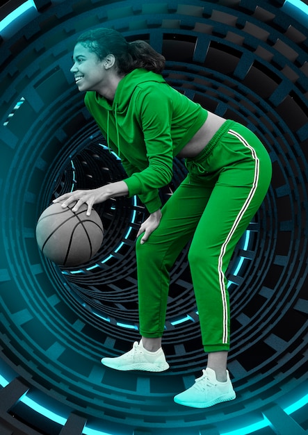 Foto basketball-collage-design