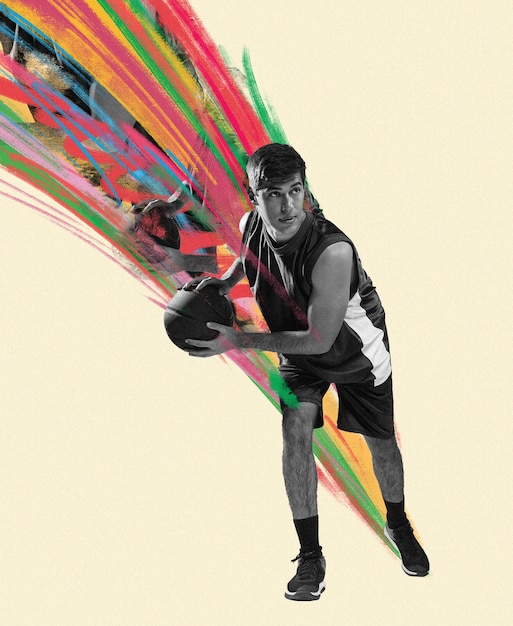 Basketball-Collage-Design