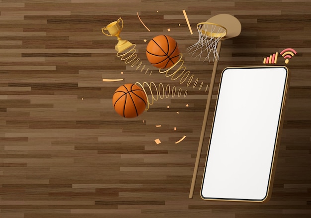 Basketball-Smartphone
