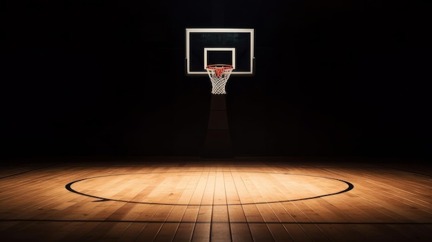 Basketball-Sport-Hintergrund Illustration AI GenerativexA