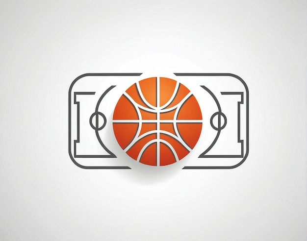 Basketballball im Reifen