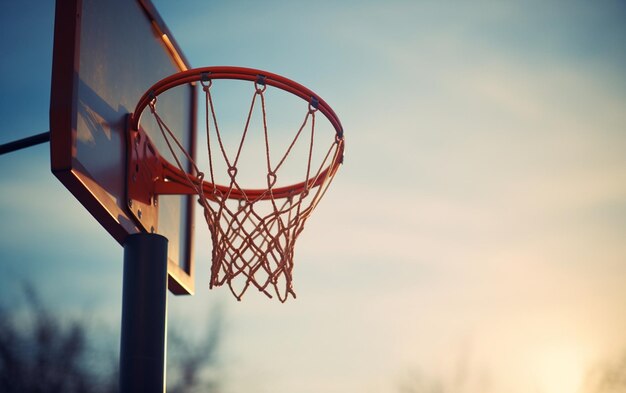 Basketballkorbschuss