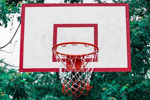 Basketballnetz im Park