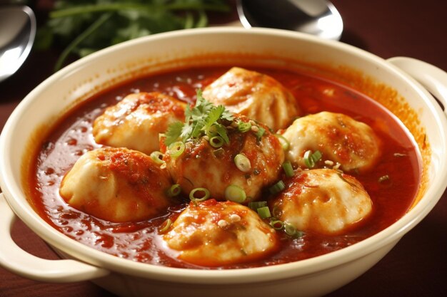 Baso aci ist ein traditionelles Essen aus West-Java, Indonesien. Es besteht aus Tapioca-Fleischkugeln und Tofu.