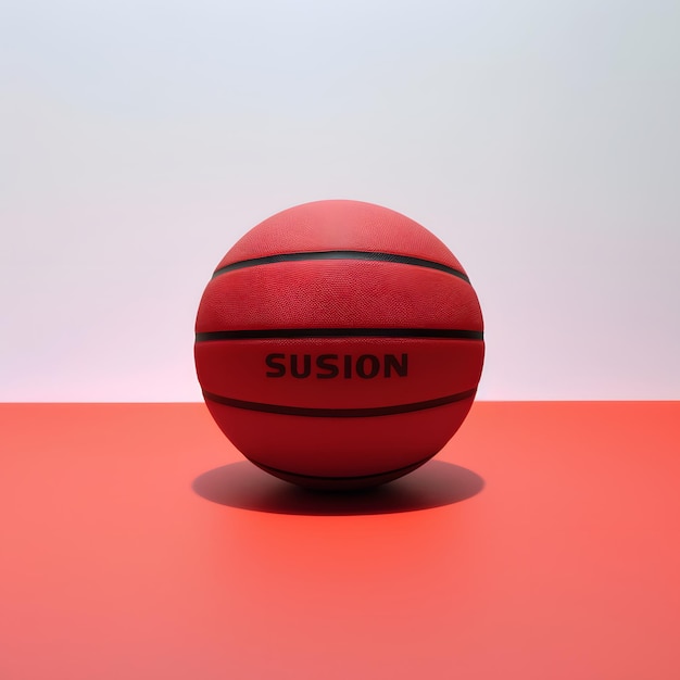 basquete em fundo isolado colorido