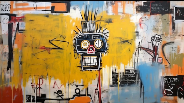 Basquiats Installationskunstgemälde