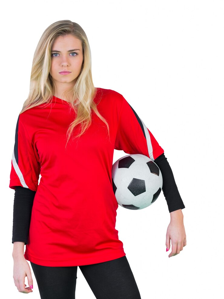 Foto bastante fanático do futebol em vermelho