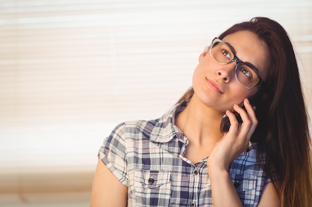 Bastante inconformista en el teléfono