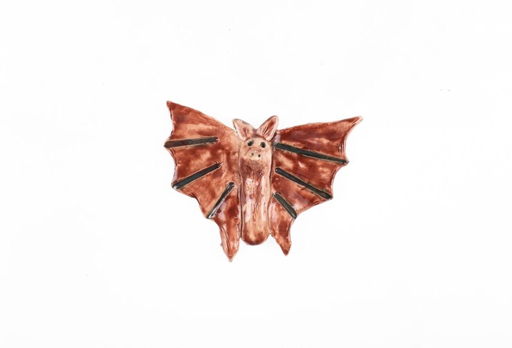 Foto bastão de halloween decorativo laranja isolado no fundo branco