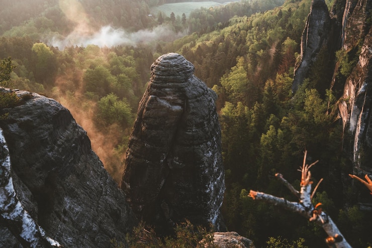 Foto bastei-brücke sachsen sachsen sachsenische schweiz elbsandsteingebirge