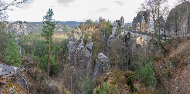 Basteibrücke Sächsische Schweiz Deutschland