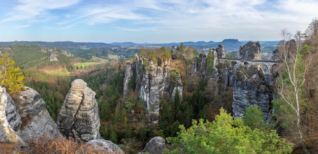 Basteibrücke Sächsische Schweiz Deutschland