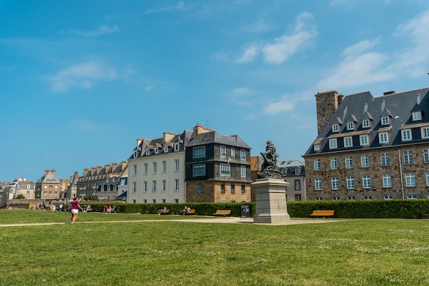 Bastion de la Hollande de Saint-Malo in der französischen Bretagne im Département Ille und Vilaine, Frankreich