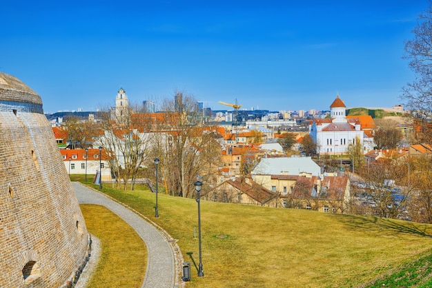Bastión de la muralla de la ciudad de Vilnius Lituania