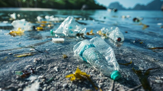 Basura plástica en el océano