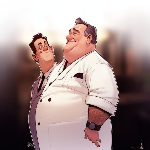 Foto batalha dos gigantes john goodman e tom hanks enfrentam-se como cozinheiros de desenhos animados furiosos em the smurfs unive